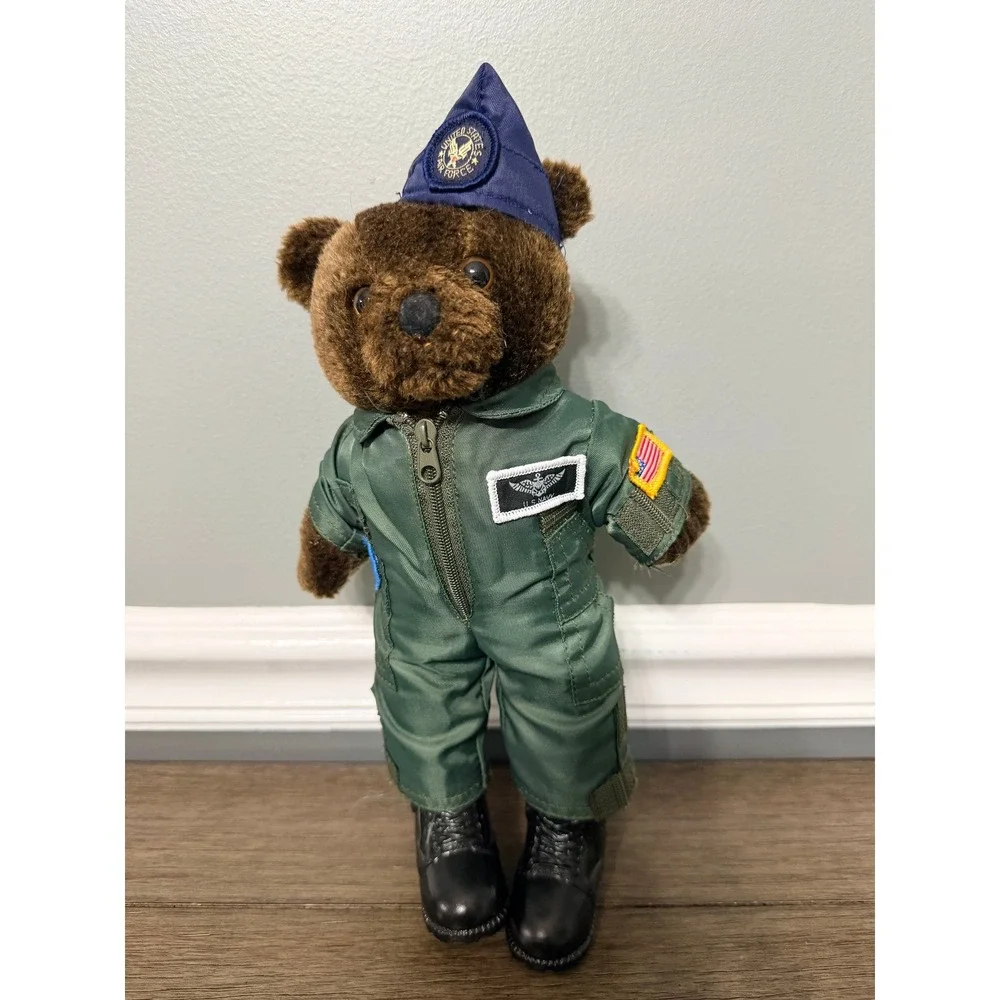 Vintage 1989 Bear Forces of America United States Air‎ Force Teddy Bear Plush